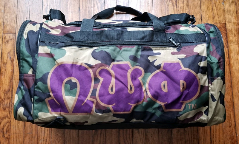 Omega Psi Phi Camo Duffle-Bag