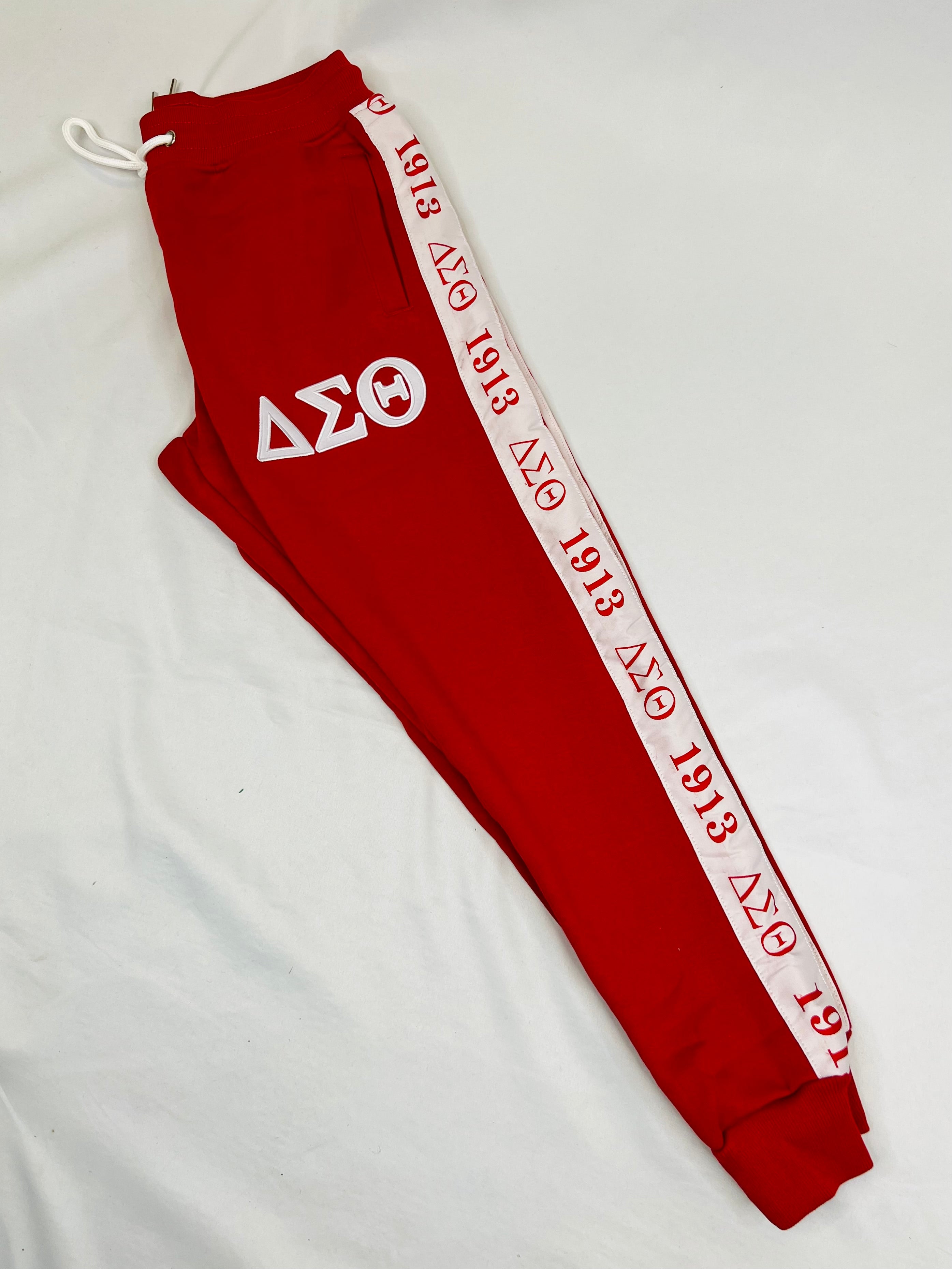 Delta Red Tapered Joggers (Unisex Size)