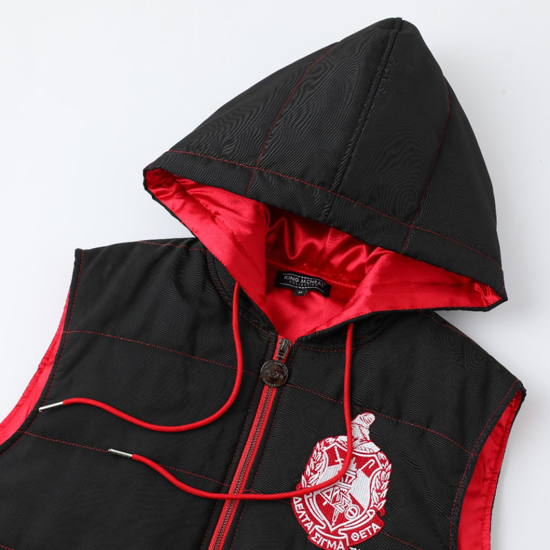Delta Hooded Puffer Vest