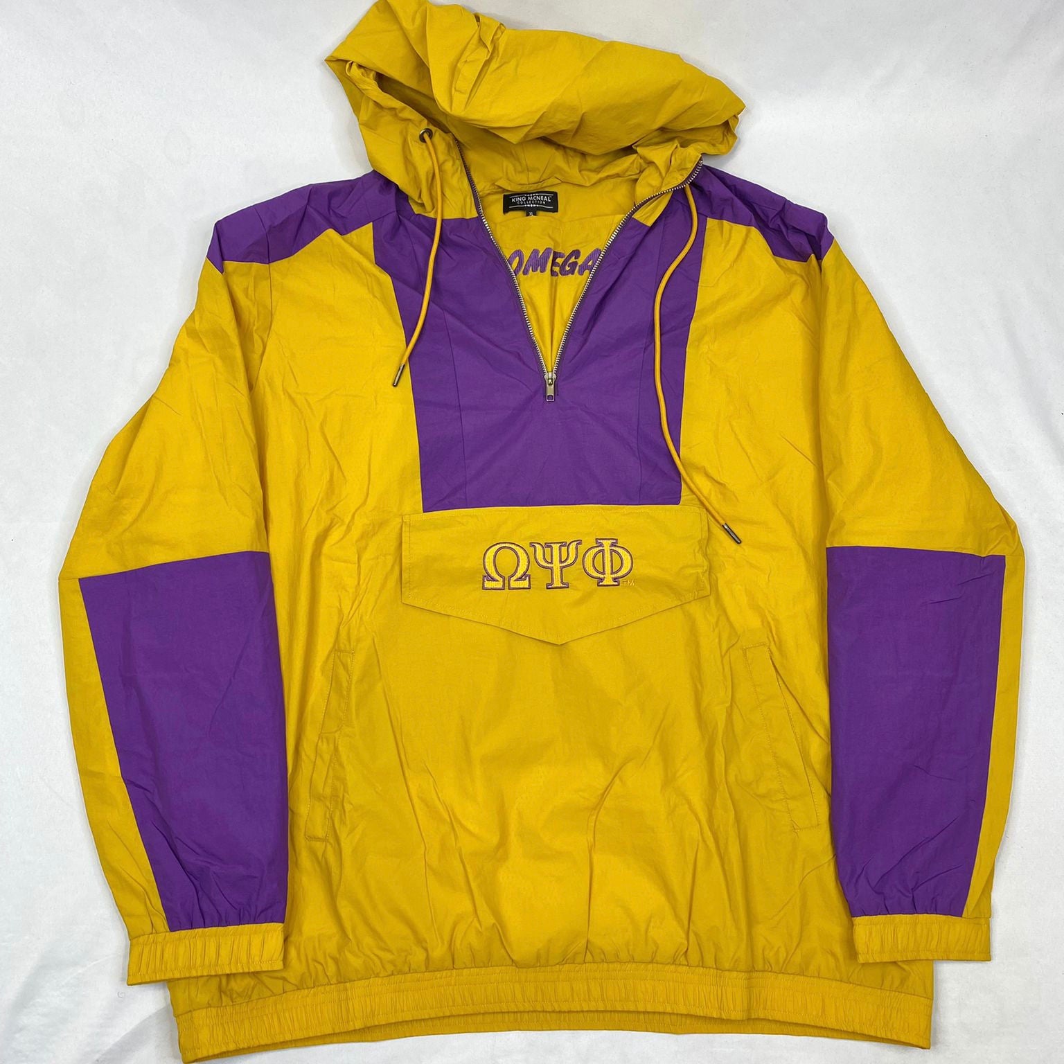 Omega Psi Phi Half Zip Windbreaker Jacket