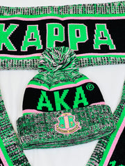 AKA Scarf and One Hat Black