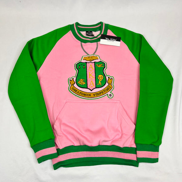 AKA Pink Crest Chenille Crewneck (Unisex Size)