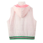AKA Hooded Puffer Vest Sherpa Lining Read Description