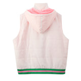 AKA Hooded Puffer Vest Sherpa Lining Read Description