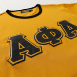 Alpha Premium Old Gold Ringer Shirt