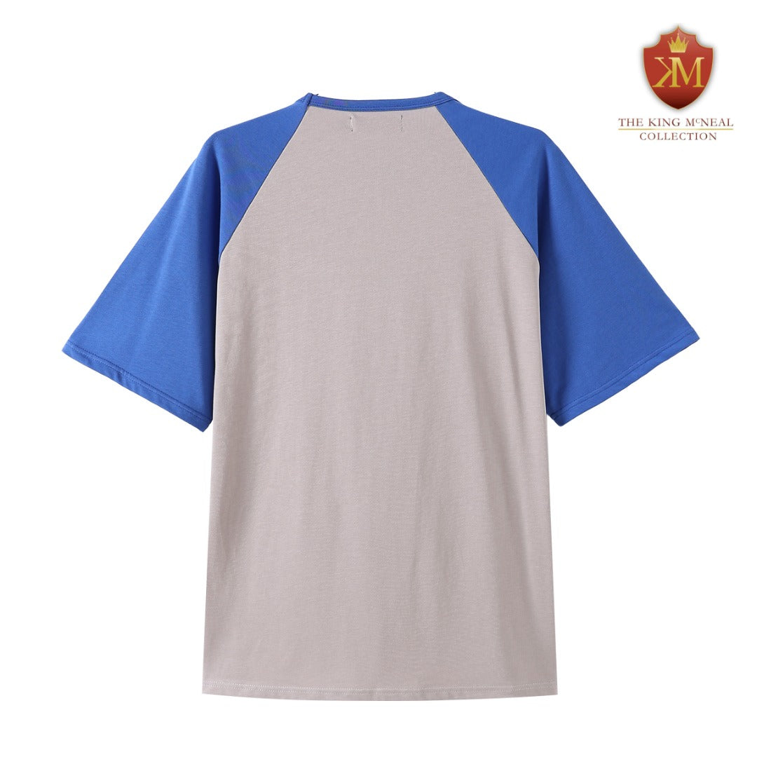 KMC Grey/Blue Premium Raglan Shirt