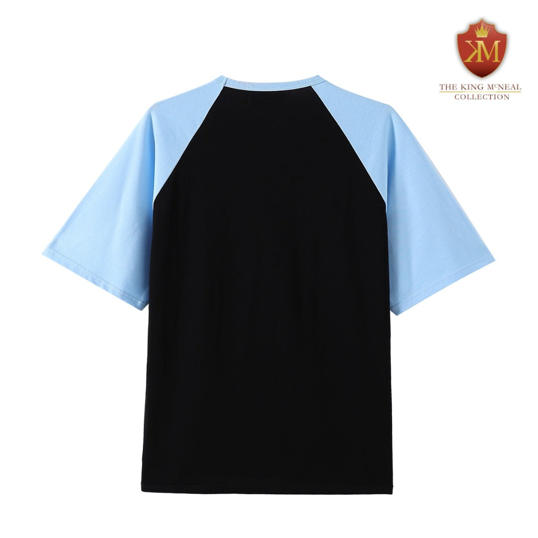 KMC Black/Blue Premium Raglan Shirt