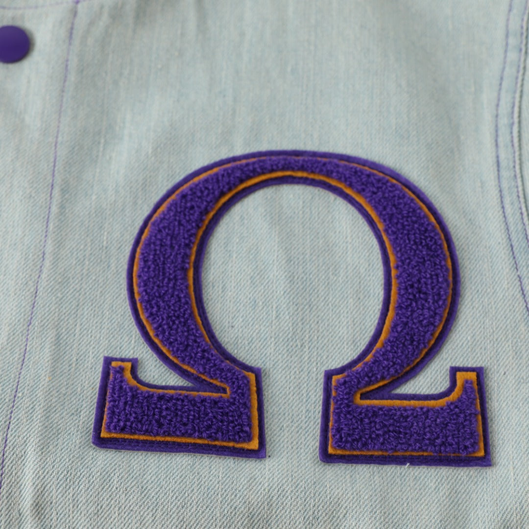 Omega Light Denim Chenille Jacket