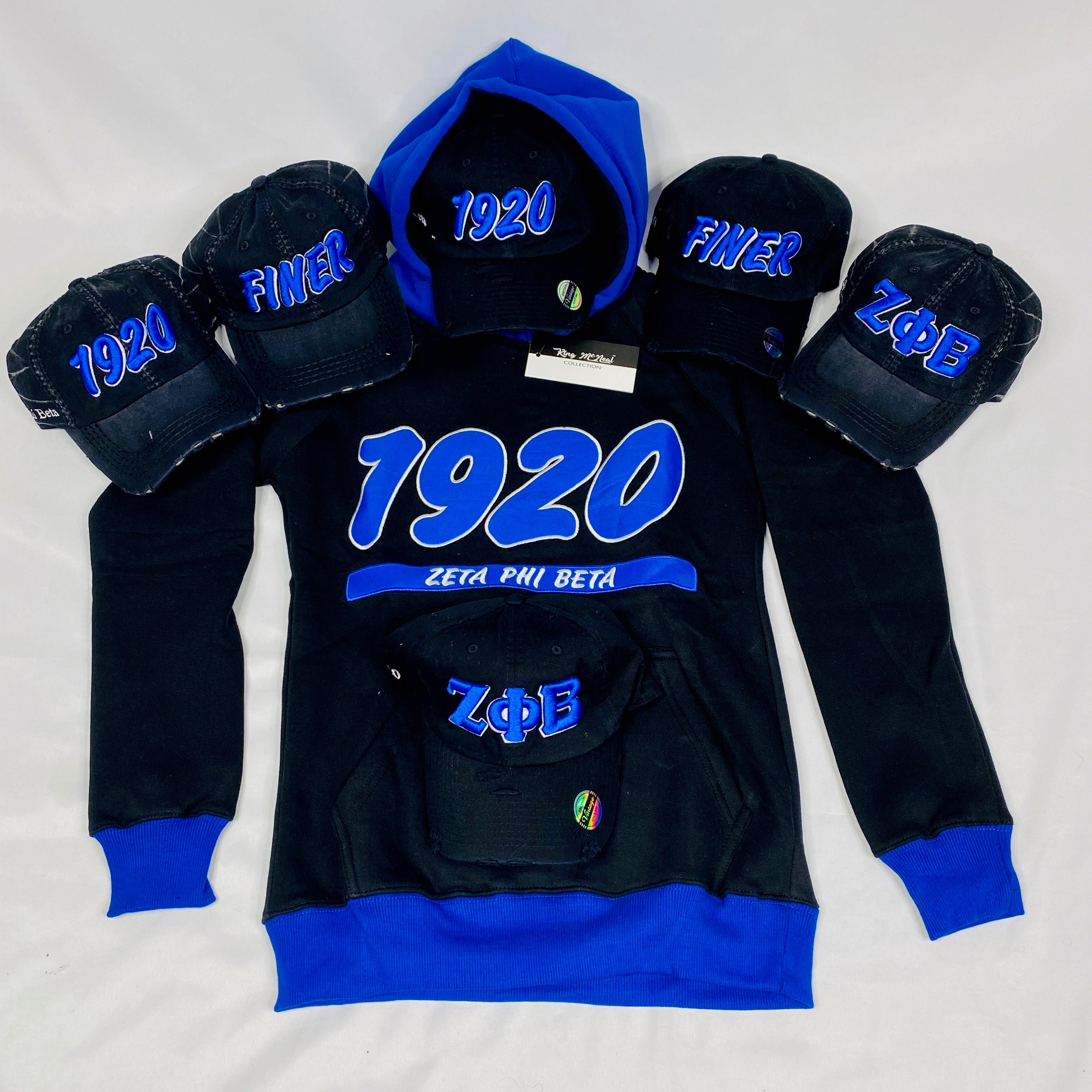 Zeta Phi Beta Black 1920 Hoodie