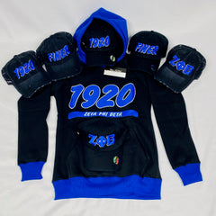 Zeta Phi Beta Black 1920 Hoodie