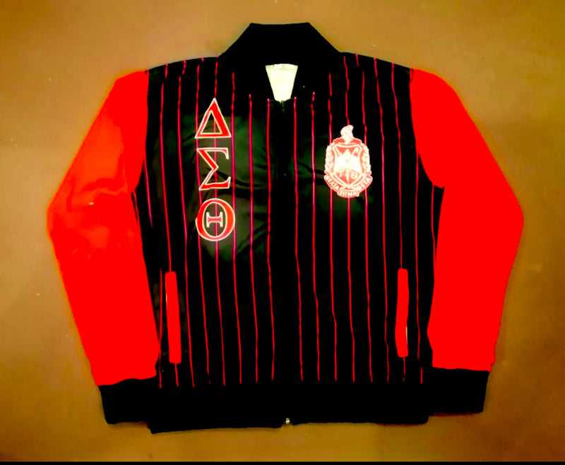 Delta Sigma Theta Black Track Jacket