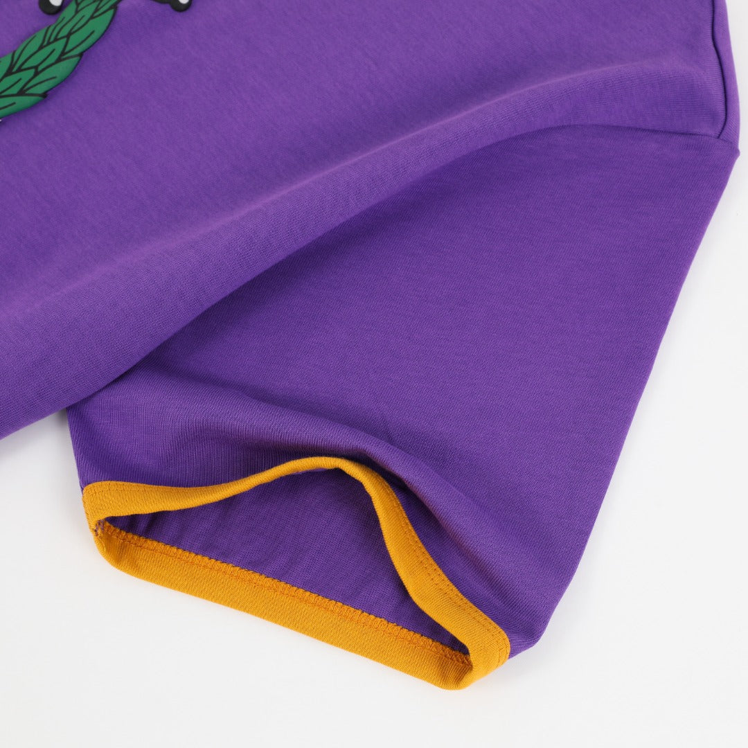 Omega Premium Purple Crest Ringer Shirt