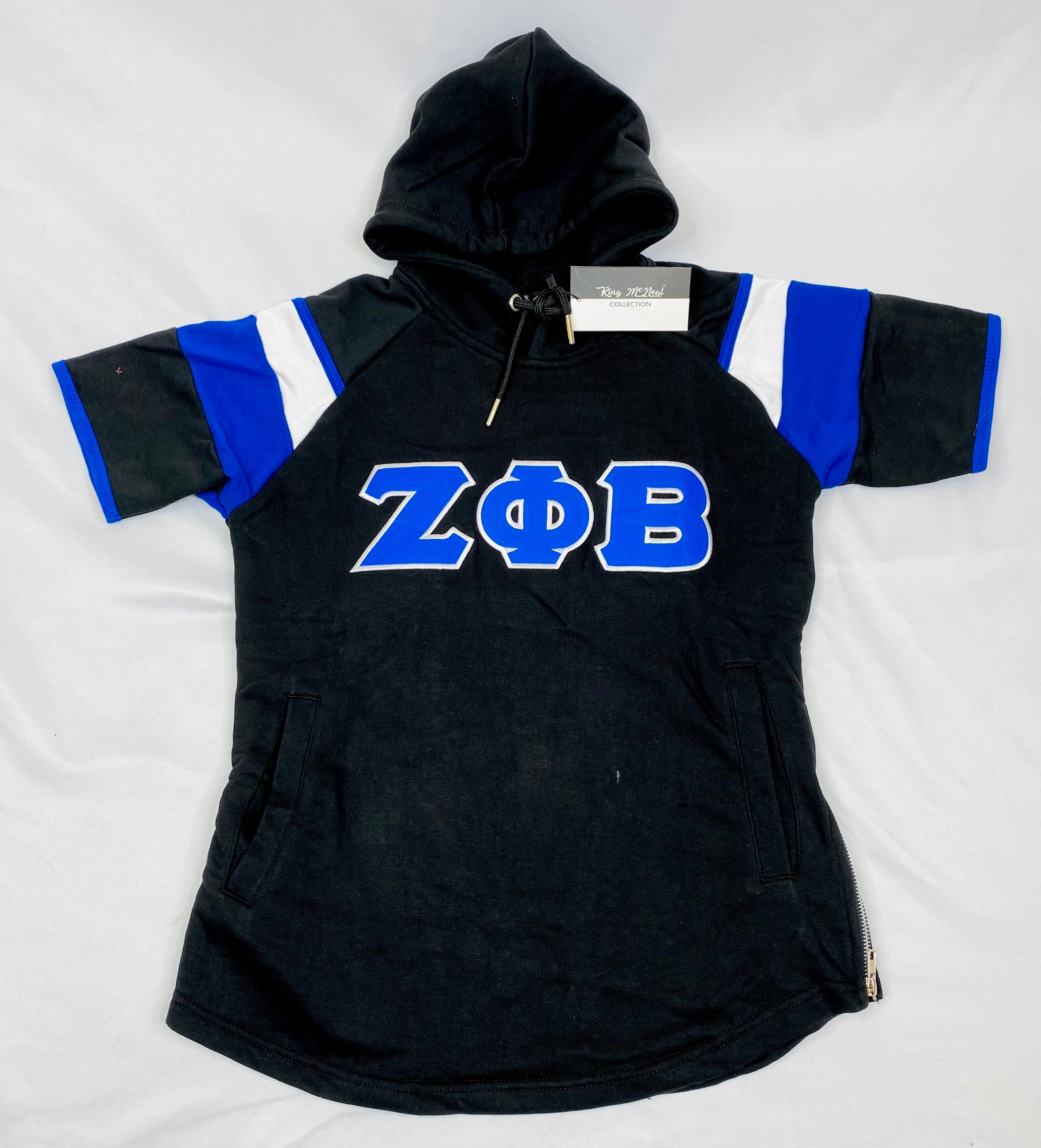 Zeta Black SS Hoodie