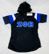 Zeta Black SS Hoodie
