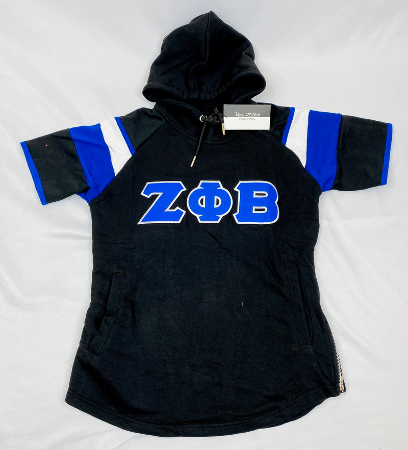 Zeta Black SS Hoodie