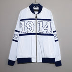Sigma White 3M Reflective Bomber Jacket