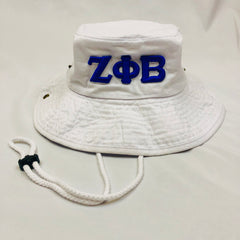 Zeta White Boonie Hat