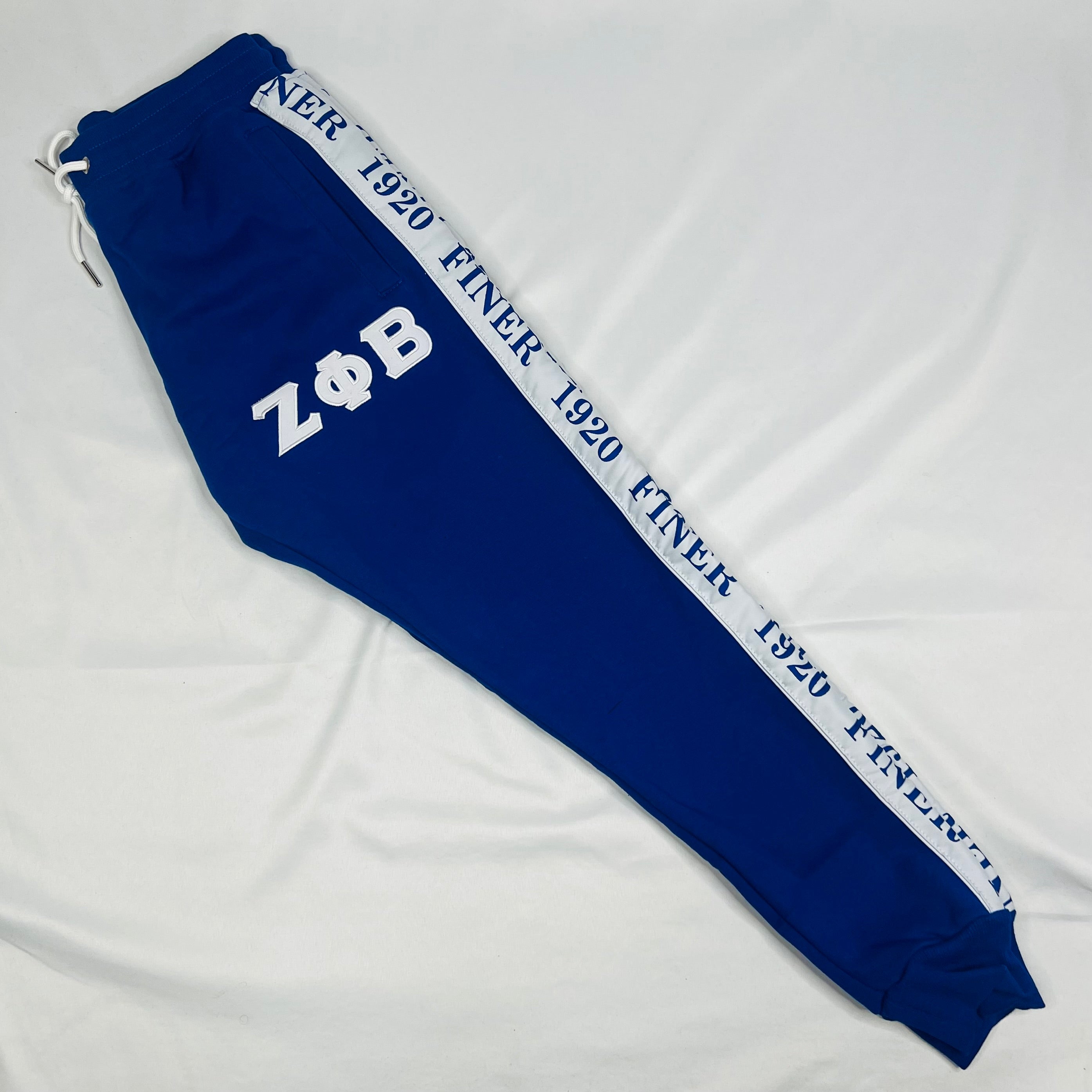 Zeta Blue Tapered Joggers (Unisex Size)