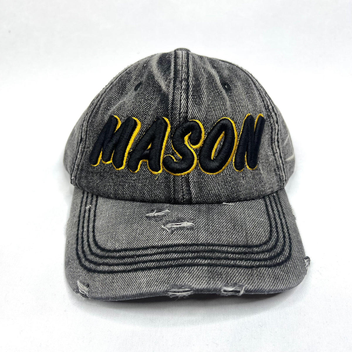 Mason Black Denim Dad Hat