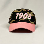 AKA 1908 Camo/Pink Hat