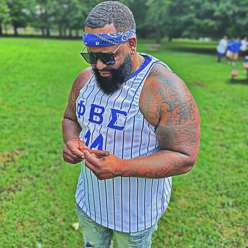 Sigma Pinstripe Basketball Jersey