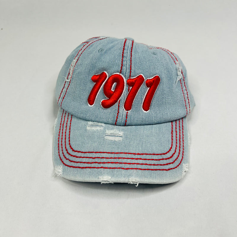 Kappa 1911 Denim Distressed Hat