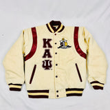 Kappa Krimson & Kream Wool Letterman Jacket