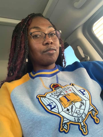 Sigma Gamma Rho Chenille Crest Pocket Crewneck