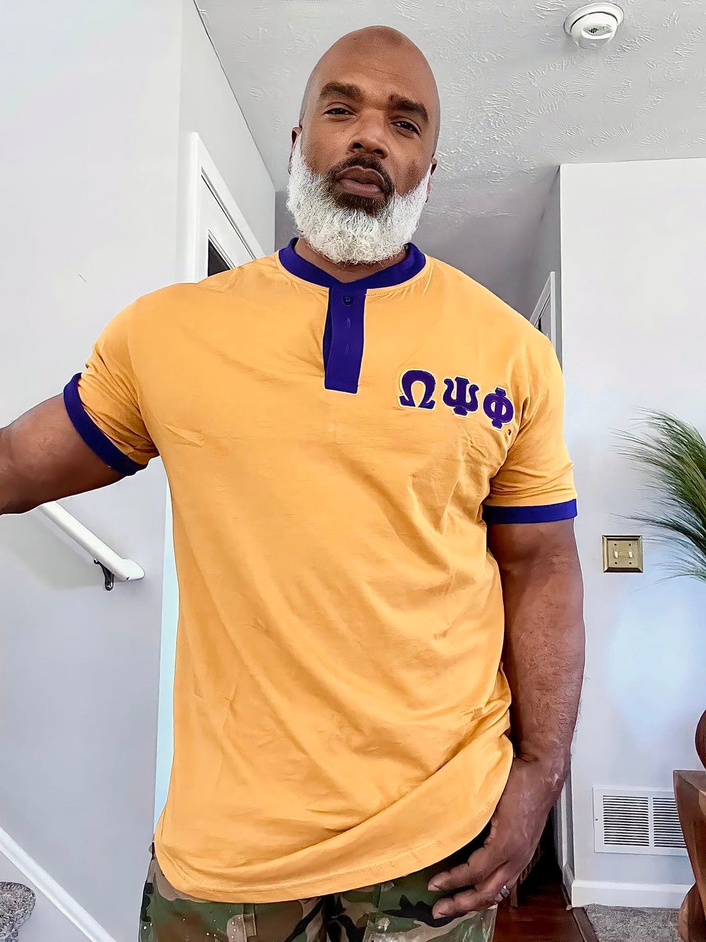 Omega Gold Premium Henley Shirt