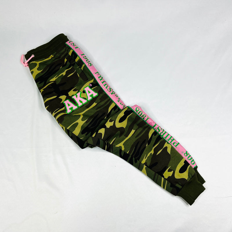 AKA Camo Tapered Sweatsuit Joggers (Unisex Size)