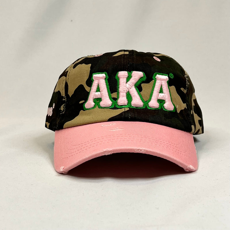 AKA Camo/Pink Hat