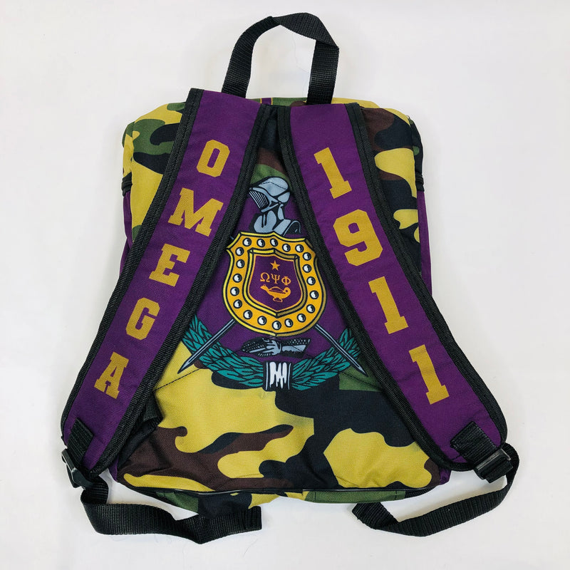 Omega Psi Phi Camo Backpack