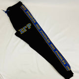 SGRho Black Tapered Sweatsuit Joggers (Unisex Size)