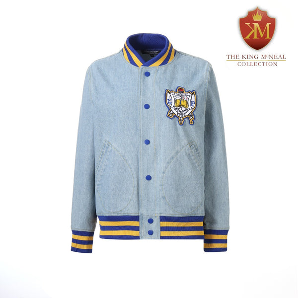 SGRho Denim Bomber Jacket Read Description