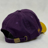 “Ω” Omega Psi Phi Purple & Old Gold distressed hat