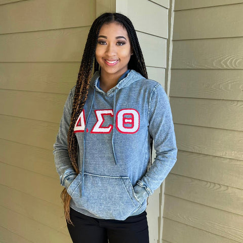 Delta Chenille Denim Hoodie
