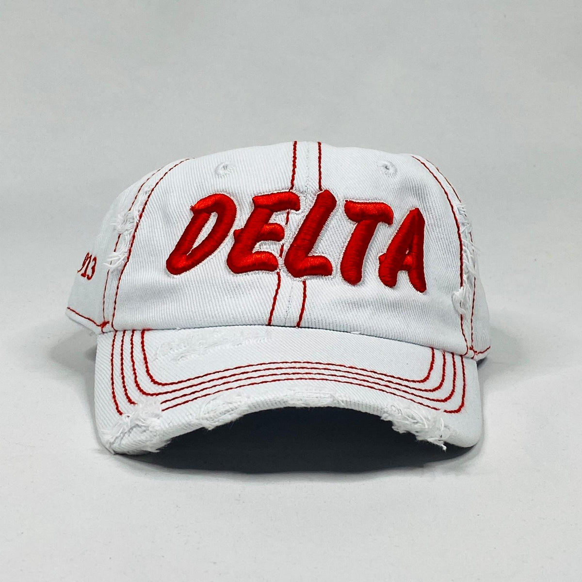 DST Delta White Denim Hat