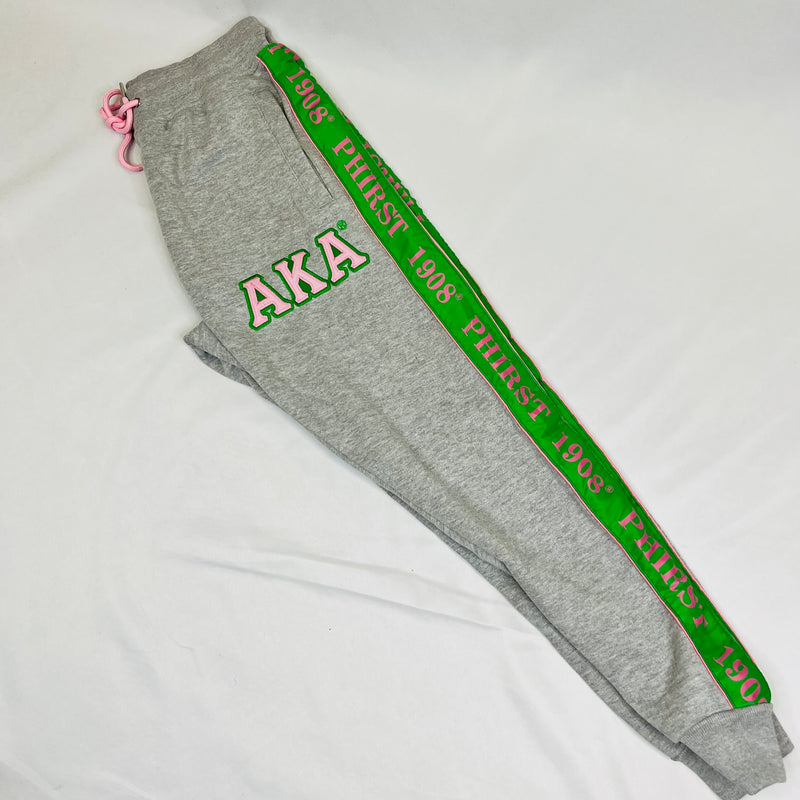 AKA Grey Tapered Sweatsuit Joggers (Unisex Size)