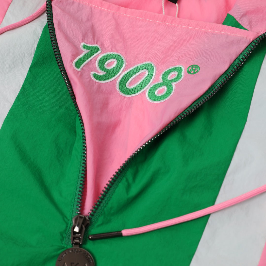 AKA Half Zip Windbreaker Jacket Read Description