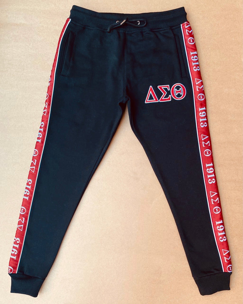Delta Black Tapered Sweatsuit Joggers (Unisex Size)
