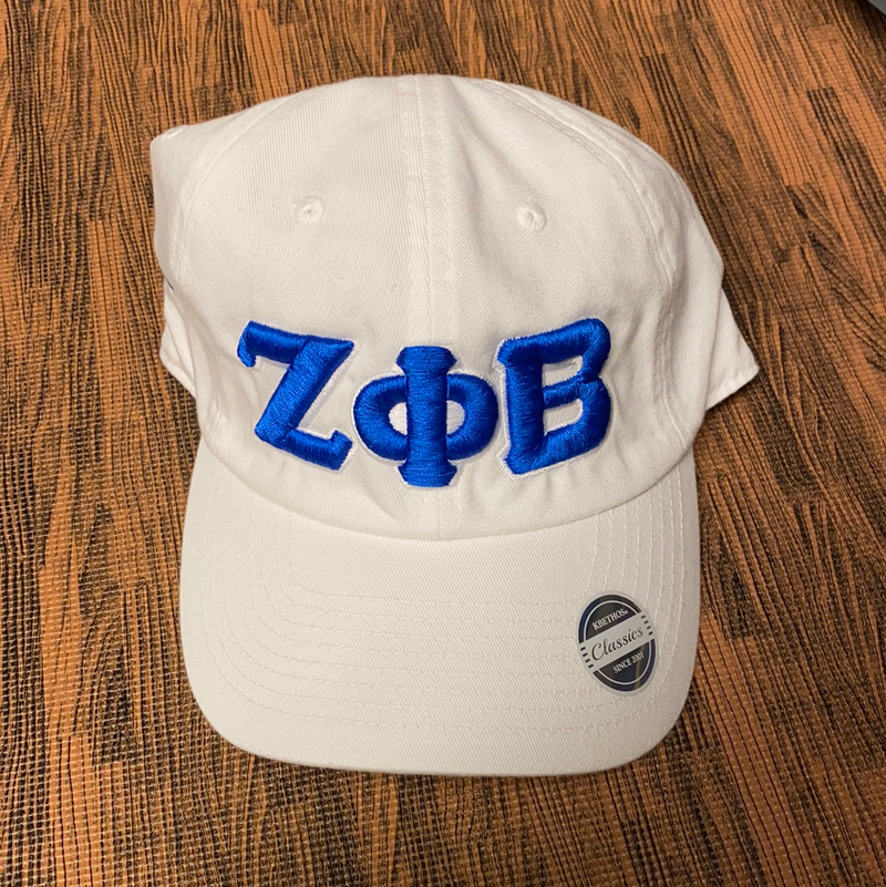 White Zeta Phi Beta Hat