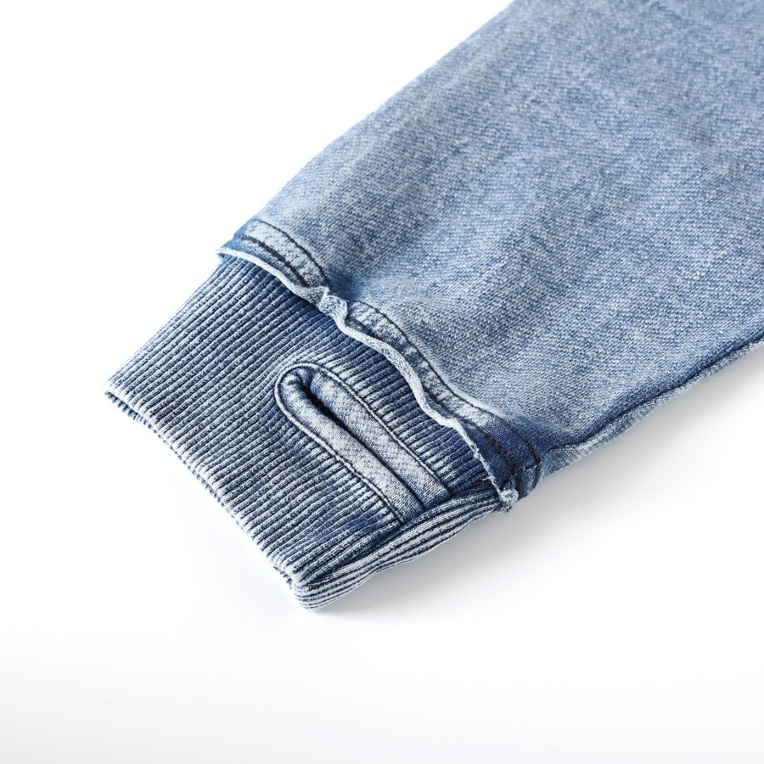 Zeta Chenille Denim Hoodie