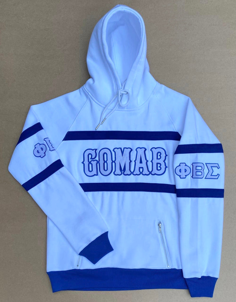 Phi Beta Sigma White GOMAB Hoodie