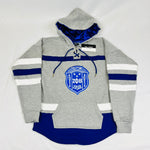 Zeta Grey Hockey Hoodie Unisex