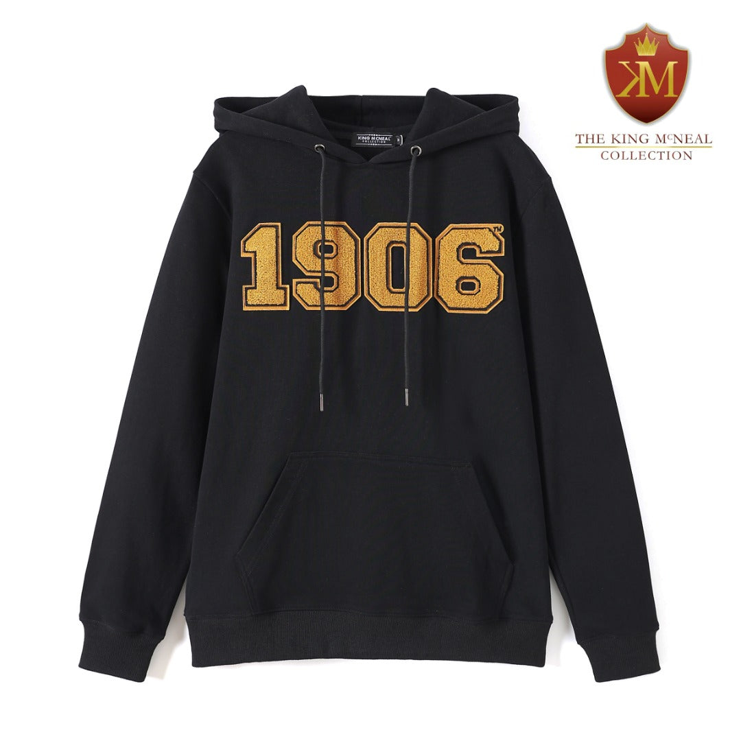 Alpha Black 1906 Chenille Hoodie