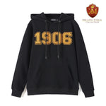 Alpha Black 1906 Chenille Hoodie