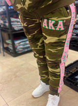 AKA Camo Tapered Sweatsuit Joggers (Unisex Size)