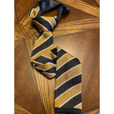 Black and Old Gold (Alpha Inspired) Knit Tie