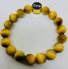 Omega Gold Tigers Eye Bracelet