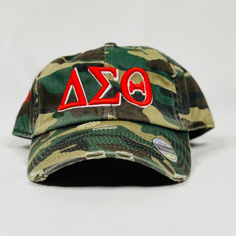 DST Delta Sigma Theta Camo Hat